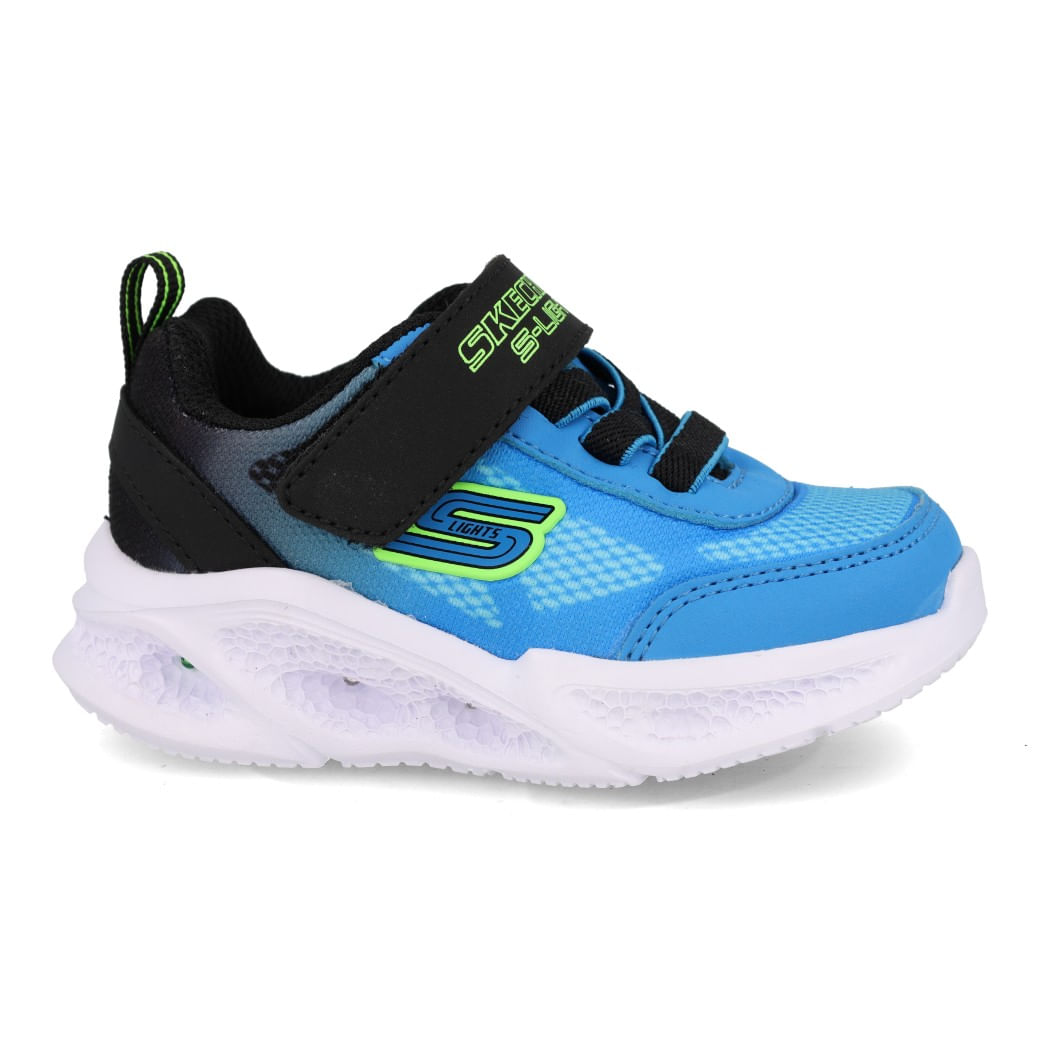Skechers Tenis METEOR LIGHTS 401495N-BKBL Preto-Azul Sint_3__